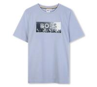 Boss - Tee-shirt Manches Courtes - Pewter - Garçon - 10 Ans