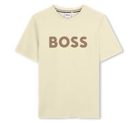 Boss J52711 Short Sleeve T-shirt Beige 12 Years Garçon