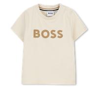 Boss - Tee-shirt Manches Courtes - Vanille - Garçon - 9 Mois