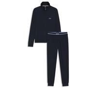 BOSS Tenue d’intérieur en coton stretch à logos - Style 365 Long Set, 50554873 Bleu foncé L