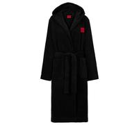 BOSS Terry_Hooded Gown Dressing, Black1, M Women