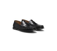 BOSS Mocassins en cuir avec finition Penny - Style Tevan_Mocc_bope, 50568747 Marron foncé 43
