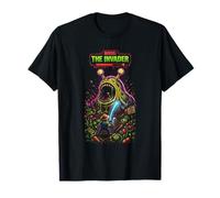 Boss The Invader Jeu Arcade Retro Monster Design T-Shirt