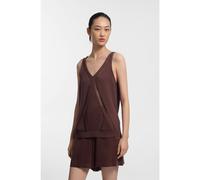 BOSS Top en maille aux structures mélangées - Style Fonica, 50557130 Marron foncé XL