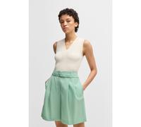 BOSS Top en maille sans manches à découpes - Style Fality, 50512919 Naturel XL