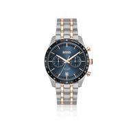 BOSS TOURMASTER Montre à cadran bleu et bracelet bicolore - Style TOURMASTER, 58564948 Couleur argentée pcs.