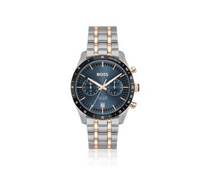 BOSS TOURMASTER Montre à cadran bleu et bracelet bicolore - Style TOURMASTER, 58564948 Couleur argentée pcs.