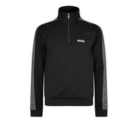 BOSS Tracksuit 1/4 Jacket Loungewear_Veste, Black, L Men