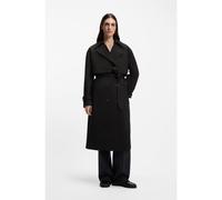 BOSS Trench adaptable en coton stretch convertible en robe - Style Chandra, 50558908 Noir 34