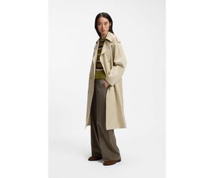 BOSS Trench ample en coton extensible hydrofuge - Style C_Carelli1, 50572749 Beige clair 42