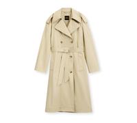 Boss - Trench Coupe Ample C Carelli1 - Femme - Manteaux - Beige - Taille: 42 FR