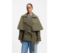 BOSS Trench déperlant avec ceinture - Style C_Calisetta, 50563248 Vert 46