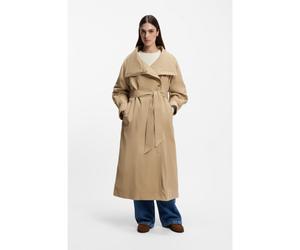 BOSS Trench déperlant en coupe oversized - Style C_Clarina, 50552113 Beige 38