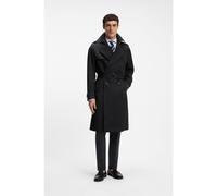 BOSS Trench déperlant en twill de coton - Style H-JaredTrenchB1_263F, 50564567 Noir 44