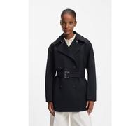 BOSS Trench en coton avec ceinture à boucle - Style Cromas, 50553185 Bleu foncé 48