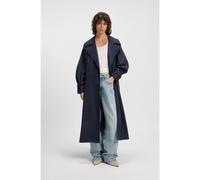BOSS Trench en tissu peau de pêche avec logo brodé - Style C_Camina, 50543216 Bleu foncé 38