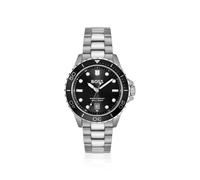 BOSS TROPER SPORT Montre à cadran noir et bracelet en acier - Style TROPER SPORT, 58565053 Couleur argentée pcs.