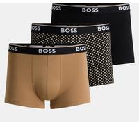 Boxer BOSS Power Design marron blanc noir (3 unités) - S