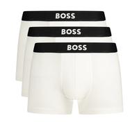 Boss - Trunk 3P One - Homme - Sous-vêtements - Blanc - Taille: S