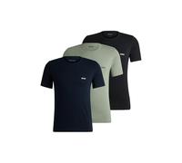 Boss TShirtRN 3P Classic Lot de 3 sous-vêtements en Coton pour Homme, Open Divers, L