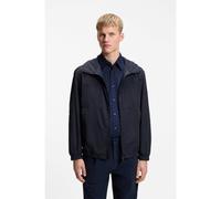 BOSS Veste à capuche Relaxed en tissu déperlant - Style Otily1, 50566518 Bleu foncé 48
