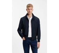 BOSS Veste blouson déperlante en tissu froissé - Style Opens, 50563670 Bleu foncé 56