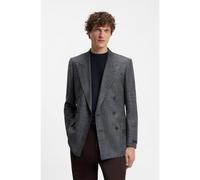 BOSS Veste BOSS BY BECKHAM en mohair, en soie, en lin et en cachemire - Style DB-Jacket-262_DB, 50563790 Gris 46
