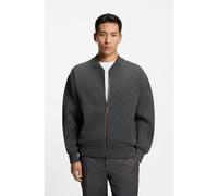 BOSS Veste coupe décontractée en laine vierge - Style L-Udris, 50555203 Gris sombre M