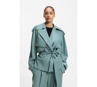 BOSS Veste coupe décontractée en twill fluide - Style Jacusa, 50553892 Bleu 40