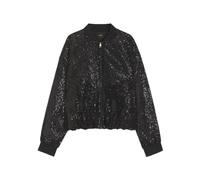 Boss - Veste coupe décontractée ornée de sequins - Femme - Vestes - Noir - Taille: 36 FR