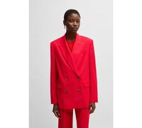 BOSS Veste croisée Oversize en laine vierge - Style Jovana-DB2, 50530837 Rouge 34