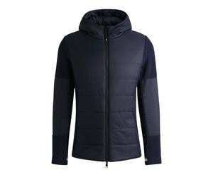 BOSS Veste d’équitation déperlante avec détails en polaire - Style JEFF LIGHT PUFFA JACKET, B5M1404 Bleu foncé XXL