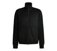 BOSS Veste d’équitation en similicuir suédé avec finitions en maille - Style TAYLOR ALCANTARA BOMBER, B6M1404 Noir XXL