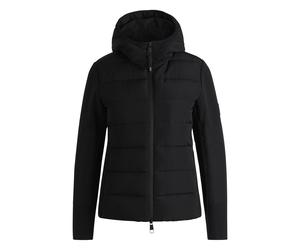 BOSS Veste d’équitation hybride, matelassée et déperlante - Style JESSY PUFFER HYBRID JACKET, B6W1405 Noir L