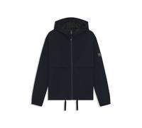 BOSS Veste d’équitation imperméable à monogrammes double B - Style LOUISE RAINJACKET, B7W1401 Bleu foncé S