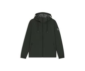 BOSS Veste d’équitation imperméable avec capuche ajustable - Style REX RAINJACKET, B7M1401 Vert sombre S