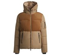 BOSS Veste d’équitation imperméable avec détails en velours côtelé - Style TOMAS CORD PUFFER JACKET, B6M1401 Beige XL