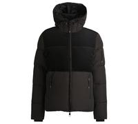 BOSS Veste d’équitation imperméable avec détails en velours côtelé - Style TOMAS CORD PUFFER JACKET, B6M1401 Noir XL