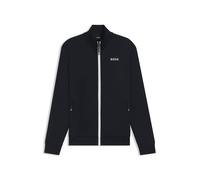BOSS Veste d’équitation zippée avec finitions à rayures emblématiques - Style SAMMY FUNCTIONAL CARDIGAN, B7M1202 Bleu foncé XXL