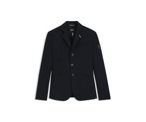 BOSS Veste de concours d’équitation en tissu stretch perforé - Style ANDREW FORATO SHOW JACKET, B7M0102 Bleu foncé M