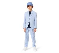 BOSS Veste de costume enfant en tissu stretch pied-de-poule - Style J52995/05704A, J52995 Bleu 114