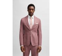 BOSS Veste de costume Slim en laine mélangée à motif - Style C-Hanry-252, 50542804 Rose clair 46