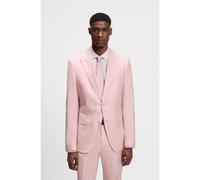 BOSS Veste de costume Slim en mohair, soie et lin - Style H-Huge-B1-Peak-262, 50562604 Rose clair 102