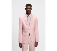 BOSS Veste de costume Slim en mohair, soie et lin - Style H-Huge-B1-Peak-262, 50562604 Rose clair 52
