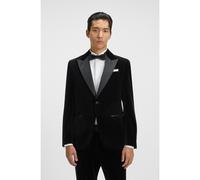 BOSS Veste de smoking Slim en velours de coton - Style H-Hutson-Tux-254, 50551552 Noir 54