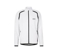 BOSS Veste de survêtement 'Spin' noir / blanc, Taille S