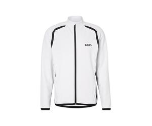 BOSS Veste de survêtement 'Spin' noir / blanc, Taille S