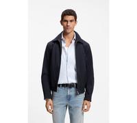 BOSS Veste déperlante avec badge monogramme Double B - Style H-Carinho, 50563156 Bleu foncé 52