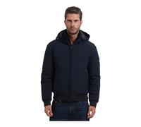 Boss - Veste déperlante avec monogramme Double B - Homme - Vestes - Bleu - Taille: L
