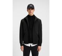 BOSS Veste déperlante style aviateur avec capuche pliable - Style Ohice, 50543389 Noir 48